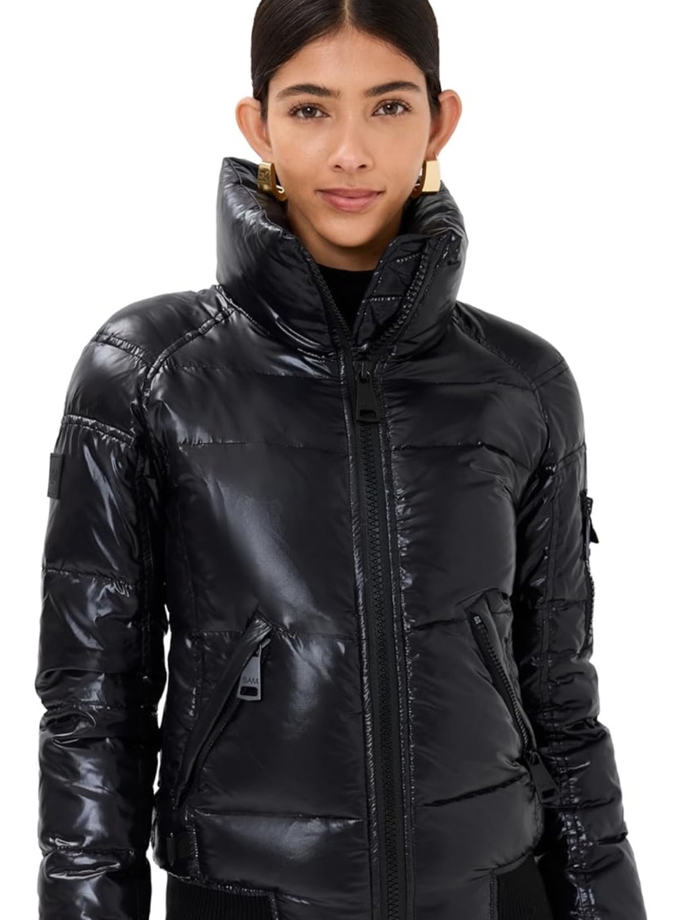 SAM Black Puffer Jacket XS